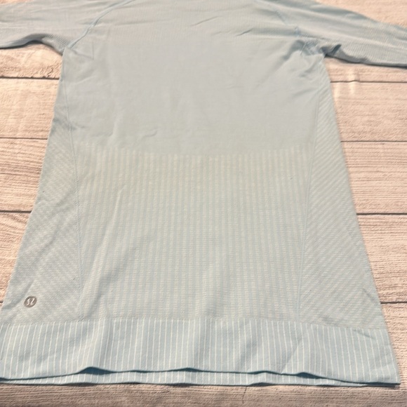 🍋Women’s Lululemon Rest Less Hoodie PTP approx 15.5”(2 bars) light blue *read* - Picture 10 of 11